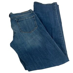 DKNY Soho Boot Mid Rise Flare Stretch Blue Jeans Womens 8 Y2K 90's Western